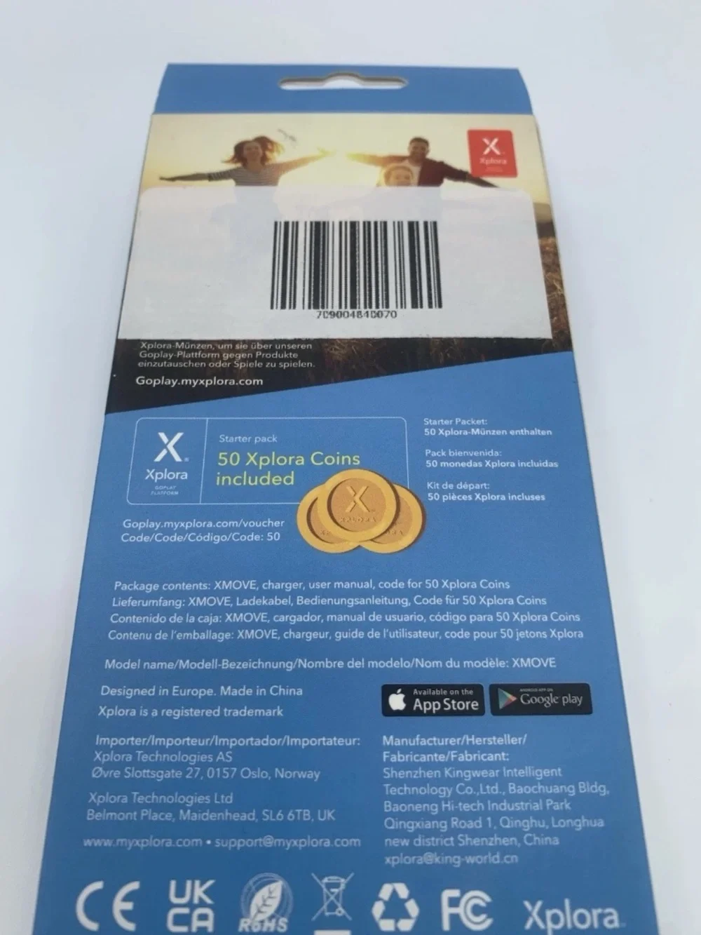 NOT FOR SALE XPlora XMove Activity Health Monitoring Tracker Watch NIB  Black